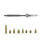 Heat Insert Nut Iron Tip Kit TS100 Soldering Iron Tip Insert Internal ThreadHead For TS101 PTS200 PTS201 for 3D Printer 4