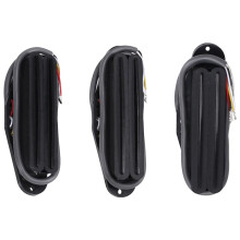 3PCS Keramiska Rails Humbucker Pickup Hot Dual Rails för ST SSS Elgitarr