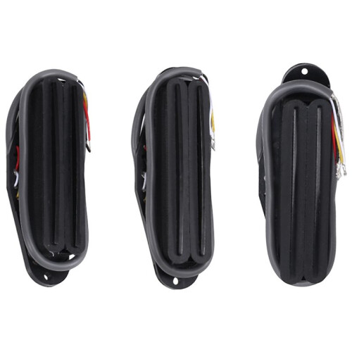 3PCS Keramiska Rails Humbucker Pickup Hot Dual Rails för ST SSS Elgitarr