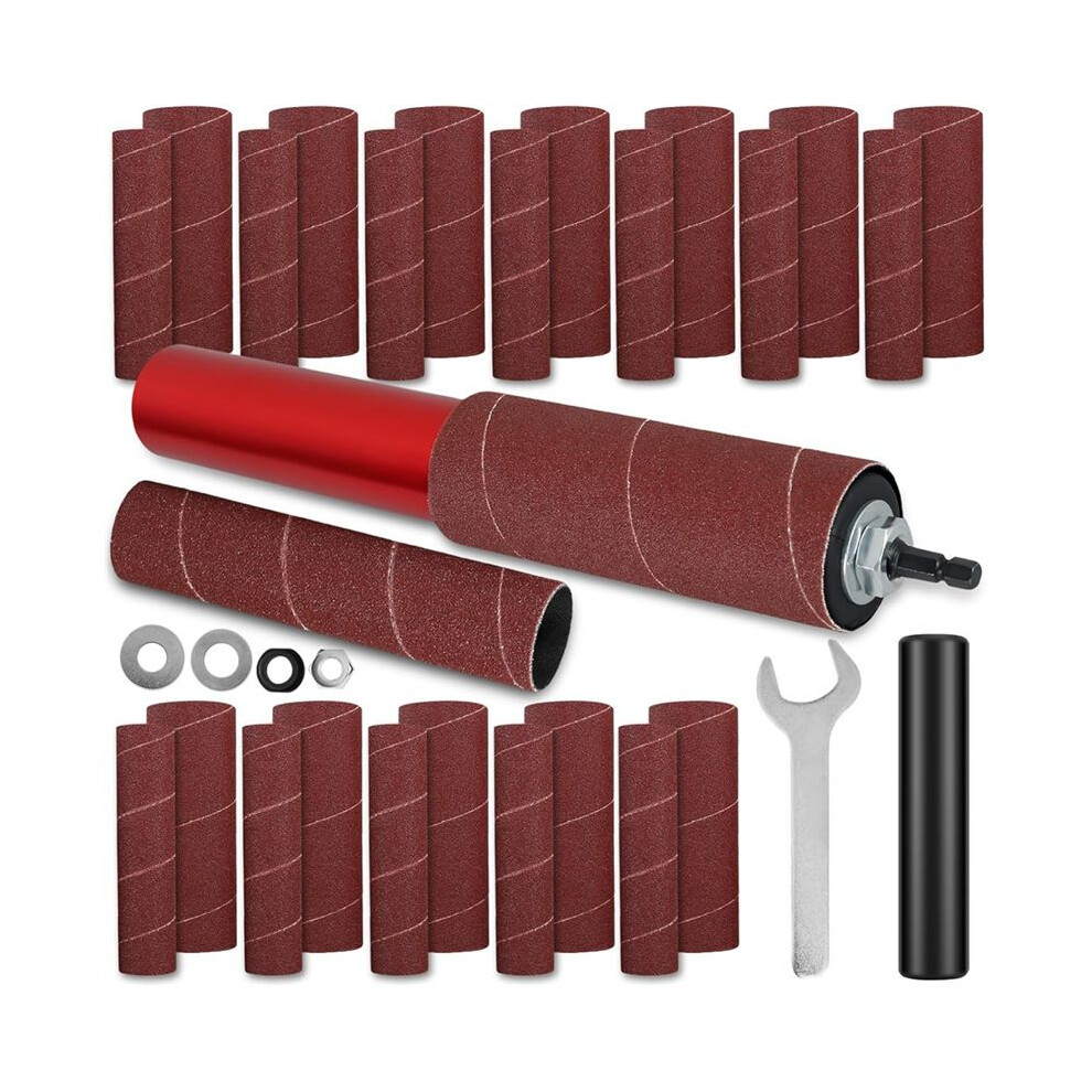 Spindle Sander Adapter For Drill, Hand-Held Sanding Drum For Drill Presses And Power Drills, For Woodworking Polishing 6031945925039