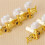 2 Sets of Classical-Gold-Proof Knobs White-Headed Classical Guitar String Buttons Guitar Tuning Guitar Accessories 4