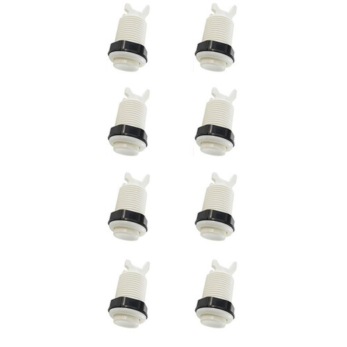 8Pcs Push Button 28mm Nut for  American Arcade Game Machine Joystick Zero Delay Controller Parts Machine Diy D 2