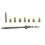 Heat Insert Nut Iron Tip Kit TS100 Soldering Iron Tip Insert Internal ThreadHead For TS101 PTS200 PTS201 for 3D Printer 2