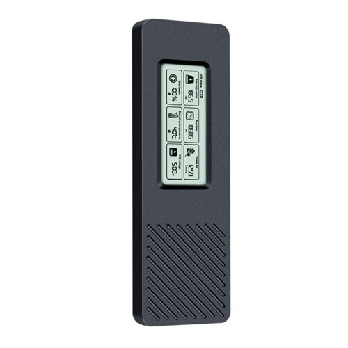 M.2 Harde Schijf Box NGFF  Protocol SSD Behuizing 5Gbps USB3.2 Intelligent Digitaal Display M.2 SSD Behuizing 1