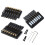 7 String Headless Metal Saddle Bridge Musical Instrument Replacement Headless Guitar Accessories 4