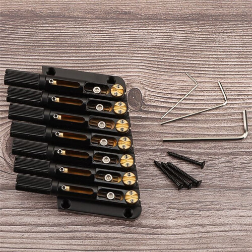 Headless Guitar Bridge Oblique 7 Strings Headless Guitar Metal Sadel Bridge Elgitarr Bridge Delar 1