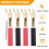 4PCS Pure Copper Y Spade Connector Plug,Fork Connectors Plug,Loudspeaker Cable Connector Plug 2