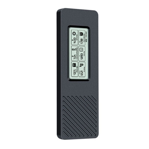 Caixa de Disco Rígido M.2 NVME/NGFF  Dual Protocol SSD Enclosure NVME  para USB3.2 Intelligent Digital Display M.2 Case 1