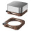 Desktop Base Stand for 2024   M4/M4 Pro Cool Stand External  Button Heightened Dustproof Design PC Holder 2