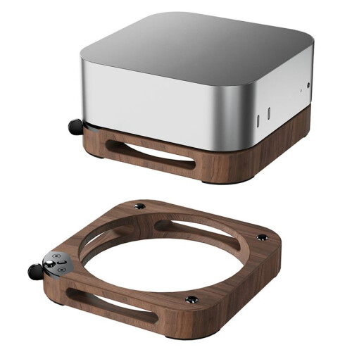 Desktop Base Stand for 2024   M4/M4 Pro Cool Stand External  Button Heightened Dustproof Design PC Holder 1