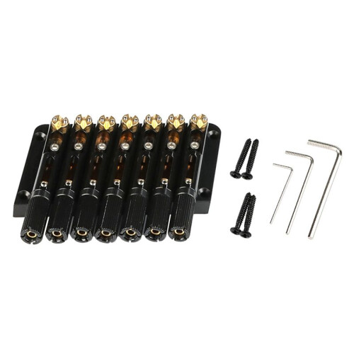 Headless Guitar Bridge Oblique 7 Strings Headless Guitar Metal Sadel Bridge Elgitarr Bridge Delar 2
