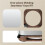Desktop Base Stand for 2024   M4/M4 Pro Cool Stand External  Button Heightened Dustproof Design PC Holder 5