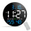 Digital Wall Clock,10 in Wall Clock with Large LED Display Seconds Display One Button Muteable Button Auto Brightness 1