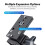Ulanzi Camera Cage Quick Release Half Collar Rotatable Adapter Ring para Câmeras DSLR, Rotação Vertical e Horizontal CA03 95 mm 5