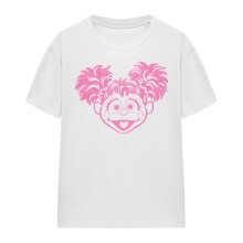 (L, White) Sesame Street Womens/Ladies Abby Cadabby Mono T-Shirt