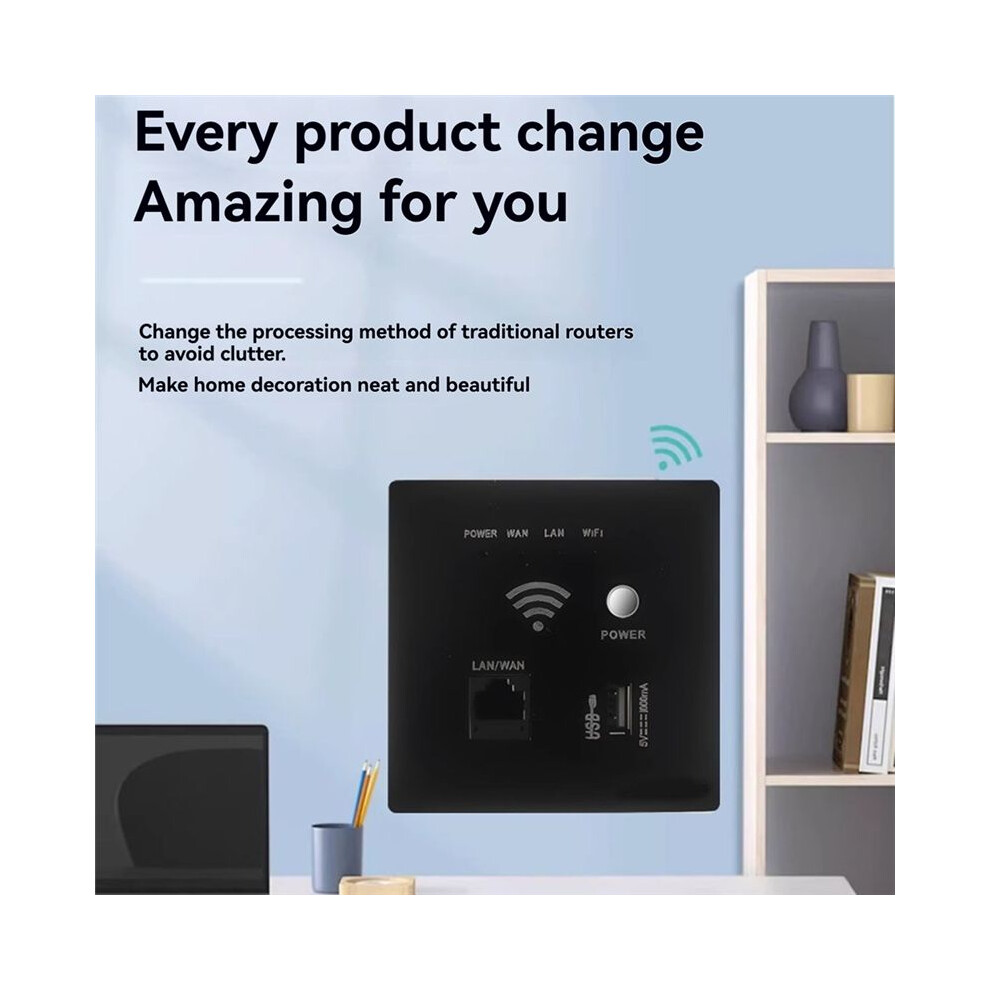 300Mbps 2.4Ghz WIFI Router Wireless WiFi Socket RJ45 AP Relay USB ...
