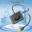 Scheda Audio Esterna USB 3.5 mm Porta Microfono per Cuffie Driver-Free Convertitore Audio per Desktop e Notebook Nero-Grigio 5