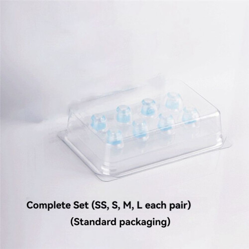 Replacement Eartips for NICEHCK C04 Earbuds Liquid Silicone Caps C04 Flexible Noise Reduction Ear Tips SS S M L 1