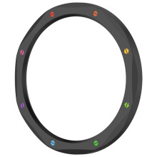 Metal Bezel Ring Watch Bezel Shell Metal Bezel Replacement Case Cover Ring for Watch S4 ESIM/S3 ESIM Rainbow