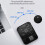 Square Mouse Kabellose Computermaus 3 Modi BT/2,4G/USB  Kapazitive Maus für PC Laptop Notebook Desktop Schwarz 10
