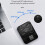 Square Mouse Wireless Computer Mouse 3 Mode BT/2.4G/USB  Capacitive Mouse for PC Laptop Notebook Desktop Silver 10