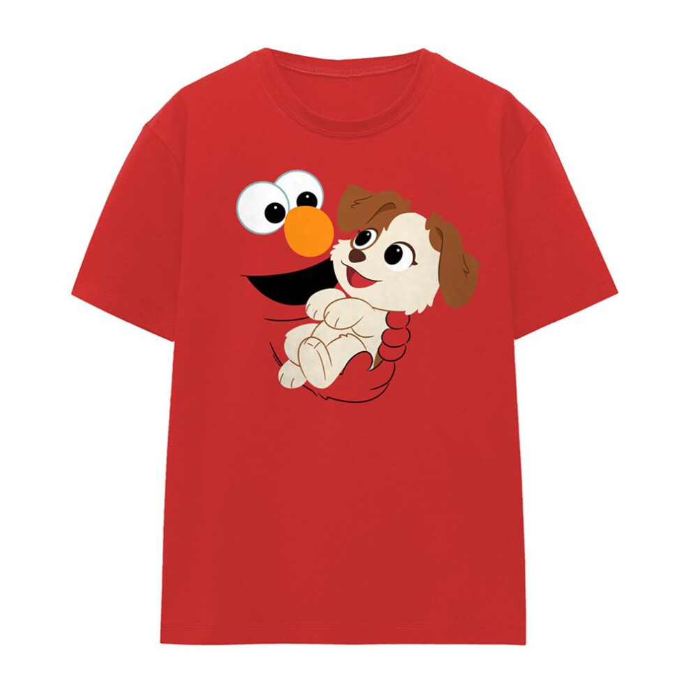 Sesame Street (Xxl, ) Womens/Ladies Elmo T-Shirt Red
