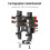 CNC Metal Bracket CNC Carriage for IDM Scanner Leveling Sensor for Voron 2.4 Trident 3D Printer Super Fast Leveling 3