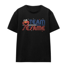 (M, Black) Sesame Street Womens/Ladies Team T-Shirt