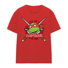 (XL, Red) Teenage Mutant Ninja Turtles Womens/Ladies Since 1984 Raphael T-Shirt