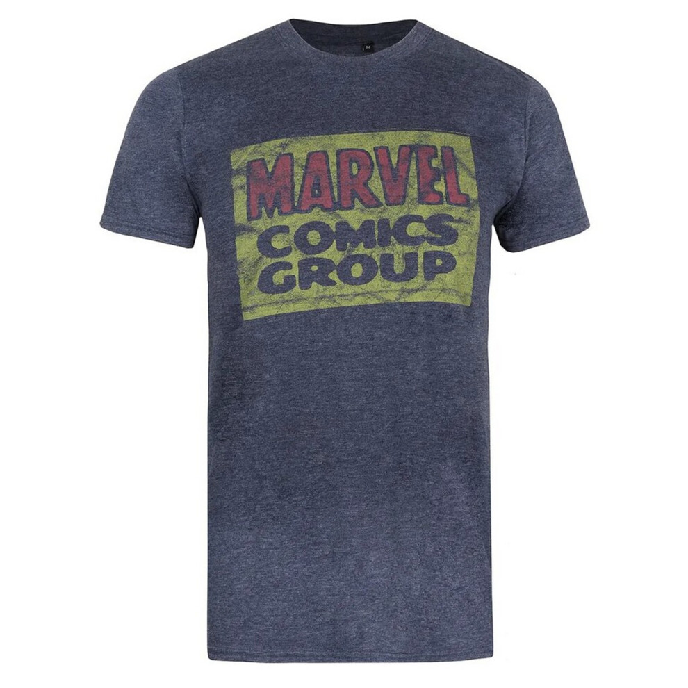 Marvel (S, Navy Heather) Mens Comics Group T-Shirt