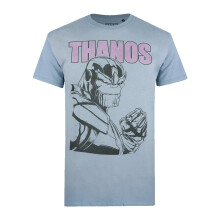 (XXL, Stone Blue) Marvel Mens Thanos T-Shirt