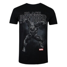 (L, Black) Black Panther Mens Strike T-Shirt