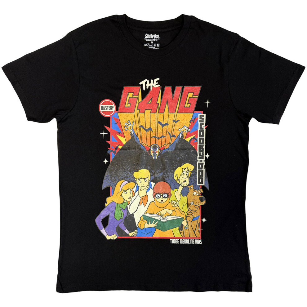 Scooby Doo (Xxl, ) Unisex Adult The Gang T-Shirt Black