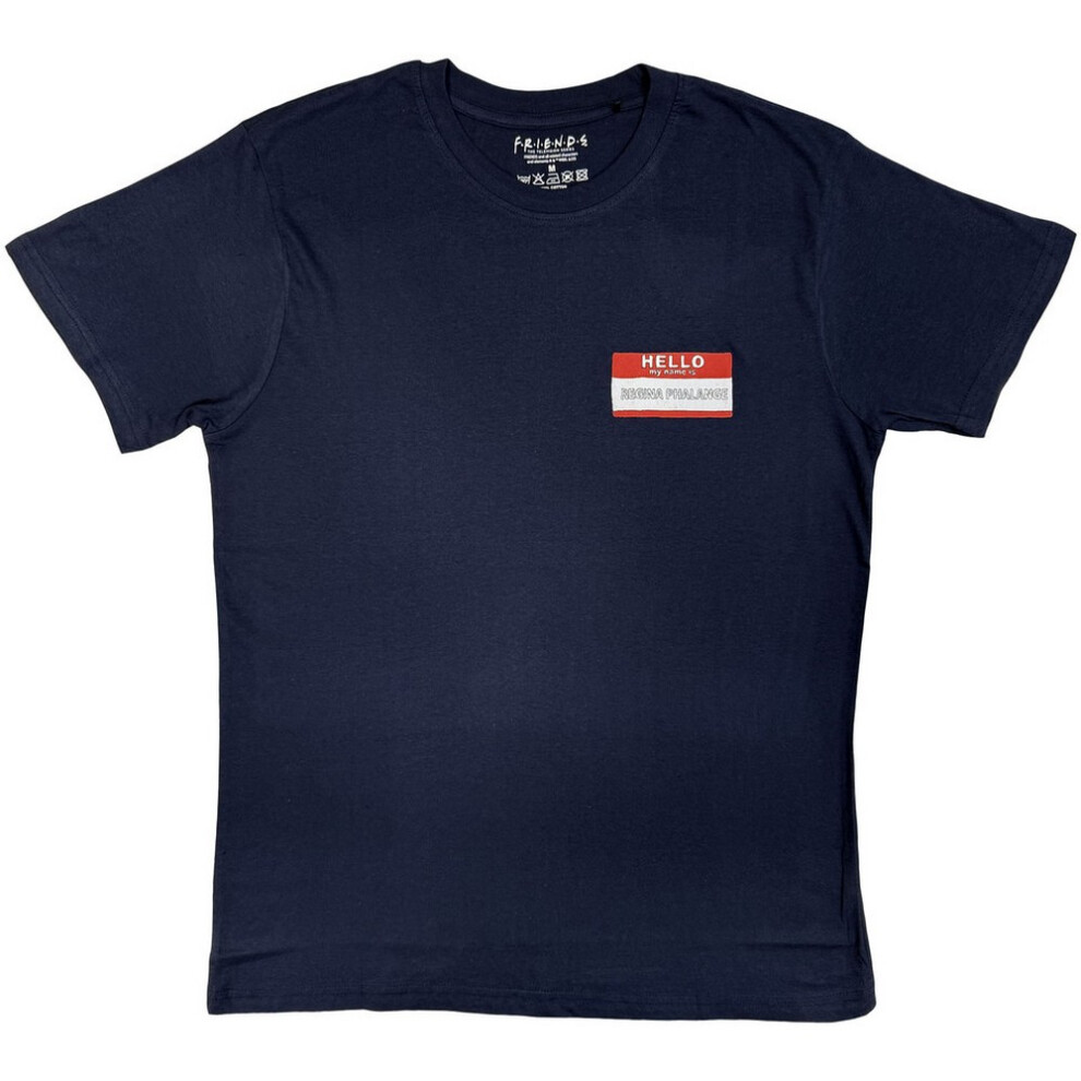 Friends (Xxl, Navy Blue) Unisex Adult Regina Hello T-Shirt