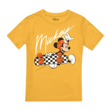 (3-4 Years, Daisy Yellow) Disney Boys Mickey Mouse Skateboard T-Shirt