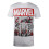 Marvel (L, White/Red) Marvel Mens Heroes Comic T-Shirt 1