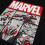 Marvel (S, Black/Red/White) Marvel Mens Heroes Comic T-Shirt 3
