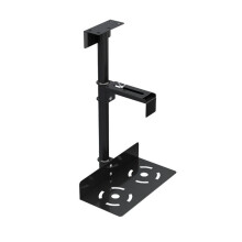 Suspension Mainframe Bracket Host Case Bracket Computer Wall Mount Hanger Under Desk Shelf Carbon Steel Tray Holder B