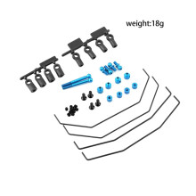 Front and Rear Sway Bar Kit 22037 for TD4 1/10 RC Car Upgrade Parts Accessories