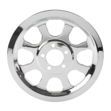 Outer Pulley Cover 70 Tooth for Davidson FXST FLST 2000-2006 Chrome