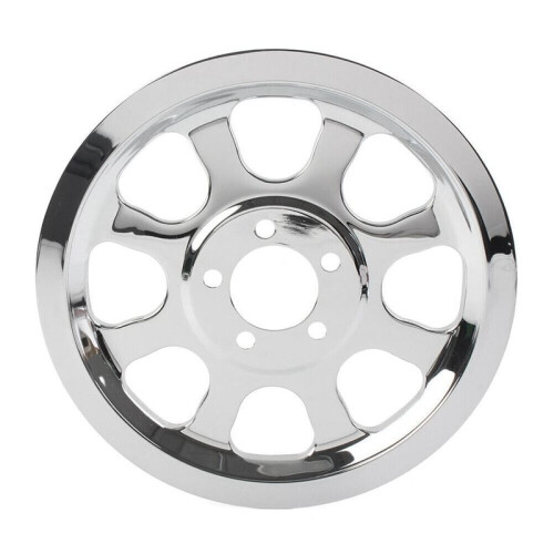 Outer Pulley Cover 70 Tooth for  Davidson FXST FLST 2000-2006 Chrome