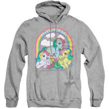 (M, Sports Grey) My Little Pony Womens/Ladies Under The Rainbow Heather Hoodie