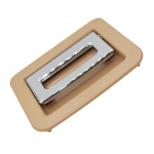 Car Interiors Spare Tire Cover Handle Trunk Carpet Handle Electroplated Handle for Cayenne 2011-2017 Beige