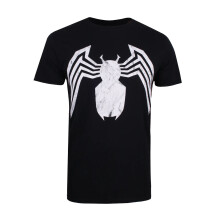 (S, Black) Marvel Mens Venom Emblem T-Shirt
