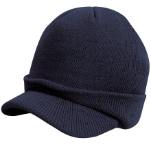 (One Size, Navy Blue) Result Unisex Esco Army Knitted Winter Hat