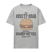 (XL, Athletic Heather) SpongeBob SquarePants Womens/Ladies Krabby Patties Heather T-Shirt