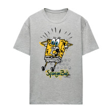 SpongeBob SquarePants Womens/Ladies Shocking! Heather T-Shirt