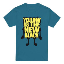 SpongeBob SquarePants Unisex Adult Yellow Is The New Black T-Shirt