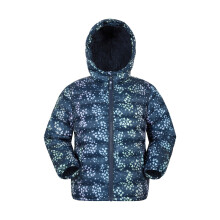 (11-12 Years, Dark Blue) Mountain Warehouse Childrens/Kids Seasons Faux Fur Lined Padded Jacket