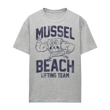 SpongeBob SquarePants Womens/Ladies Mussel Beach Heather T-Shirt